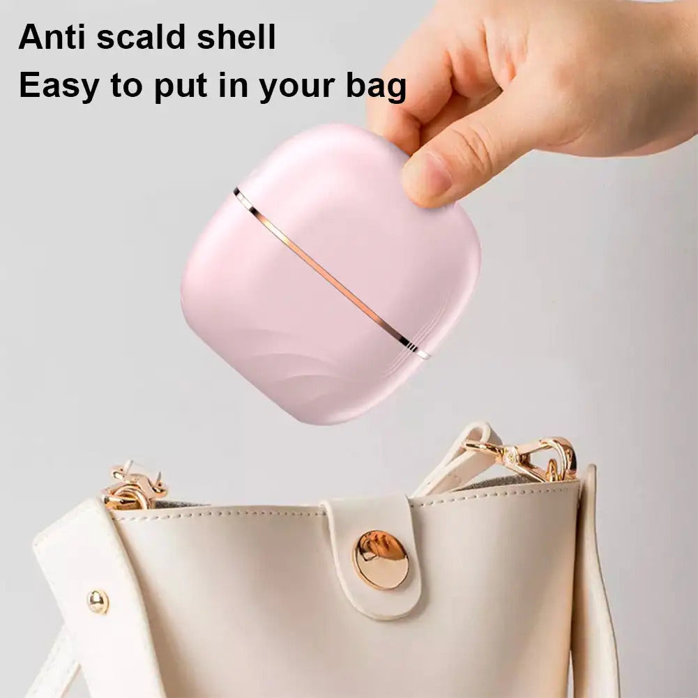 Mini-Haarglättungsbürste mit Kabel – Tragbares Styling-Tool mit 2 Funktionen für unterwegs