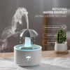 Aromatherapie Rotierender Wassertropfen LED Schirm Luftbefeuchter
